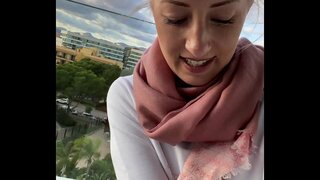 Fingersatz bis zum Héichpunkt an engem mallorquinischen hotel op der Galerie!